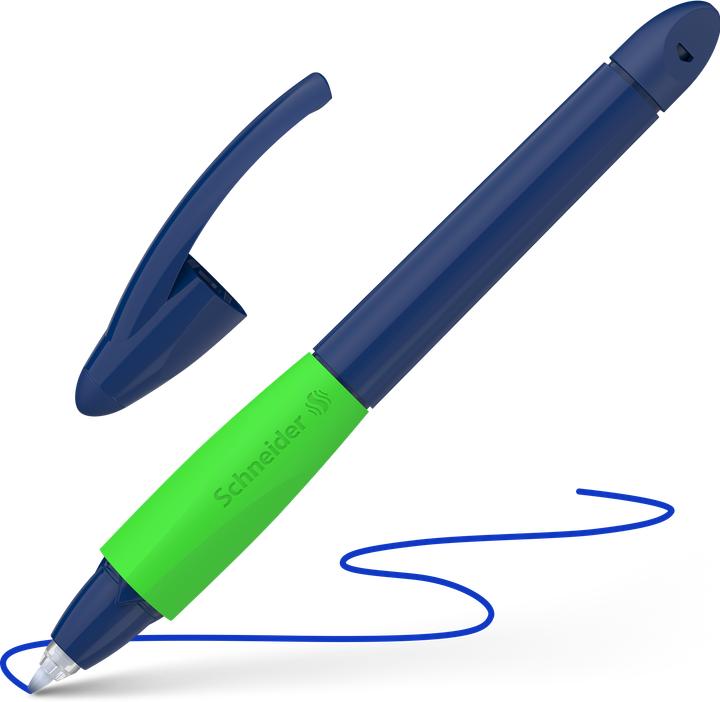 Actual product image Schneider Rollerball (refillable) Base Ball (Blue/Green, 1 x)
