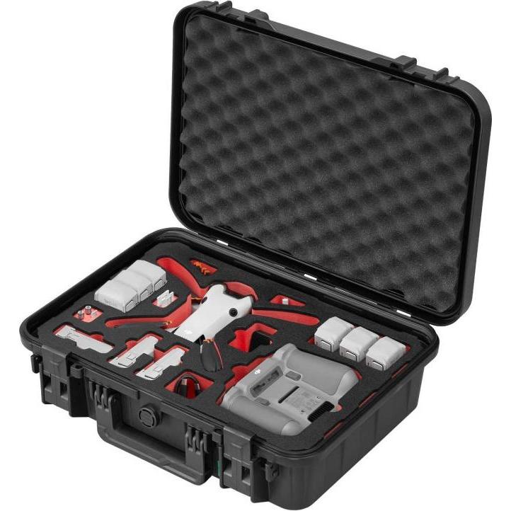 TomCase Eco60 (Custodia per drone, DJI Mini 4 Pro), Borsa per droni RC, Nero