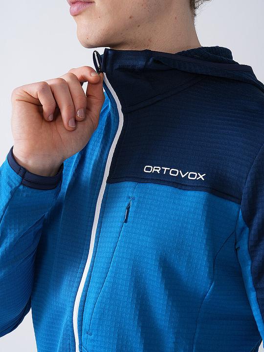 Actual product image Ortovox Fleece Light Grid Hooded Jacket (S)