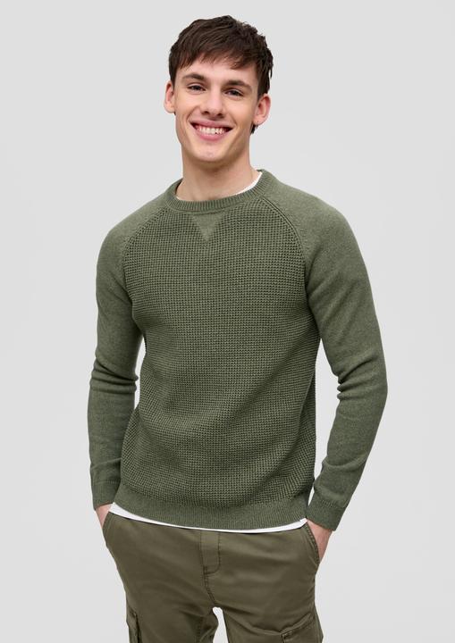 Image du produit s.Oliver Strickpullover Strickpullover mit Raglanärmeln (XXL)