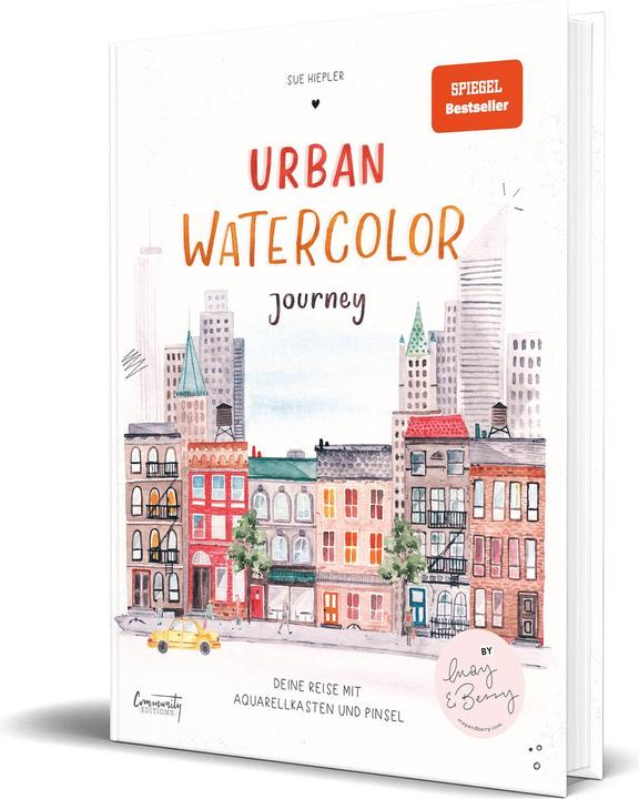 Actual product image Urban Watercolor Journey (German, Sue Hiepler, 2020)