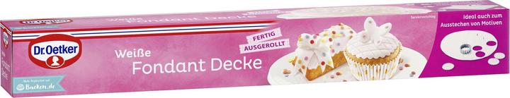Produktbild Dr. Oetker Fondant Decke Weiss (450 g)