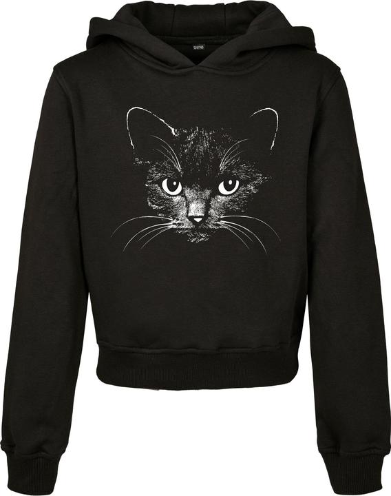 Produktbild Mister Tee Kids Black Cat Cropped Hoody (122, 128)