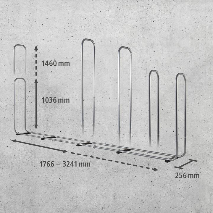 Image du produit wolfcraft 1 aide à l'empilage Modular XXL pour le bois de chauffage