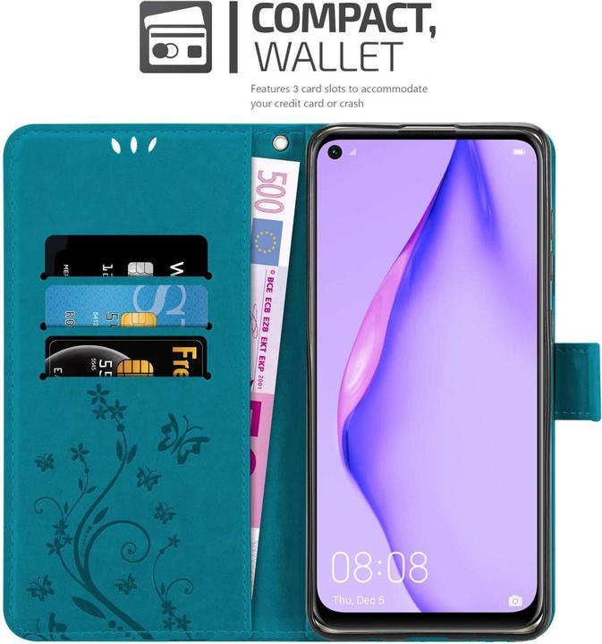 Image du produit Cadorabo Coque pour Huawei P40 LITE 5G / NOVA 7 SE pour Fleur Book (Huawei Nova 7 SE, Huawei P40 Lite 5G)