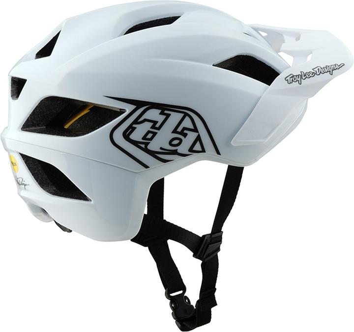 Troy Lee Designs Flowline MIPS Helmet, Point, white/black, XS/S | 53-56cm (53 - 56 cm)