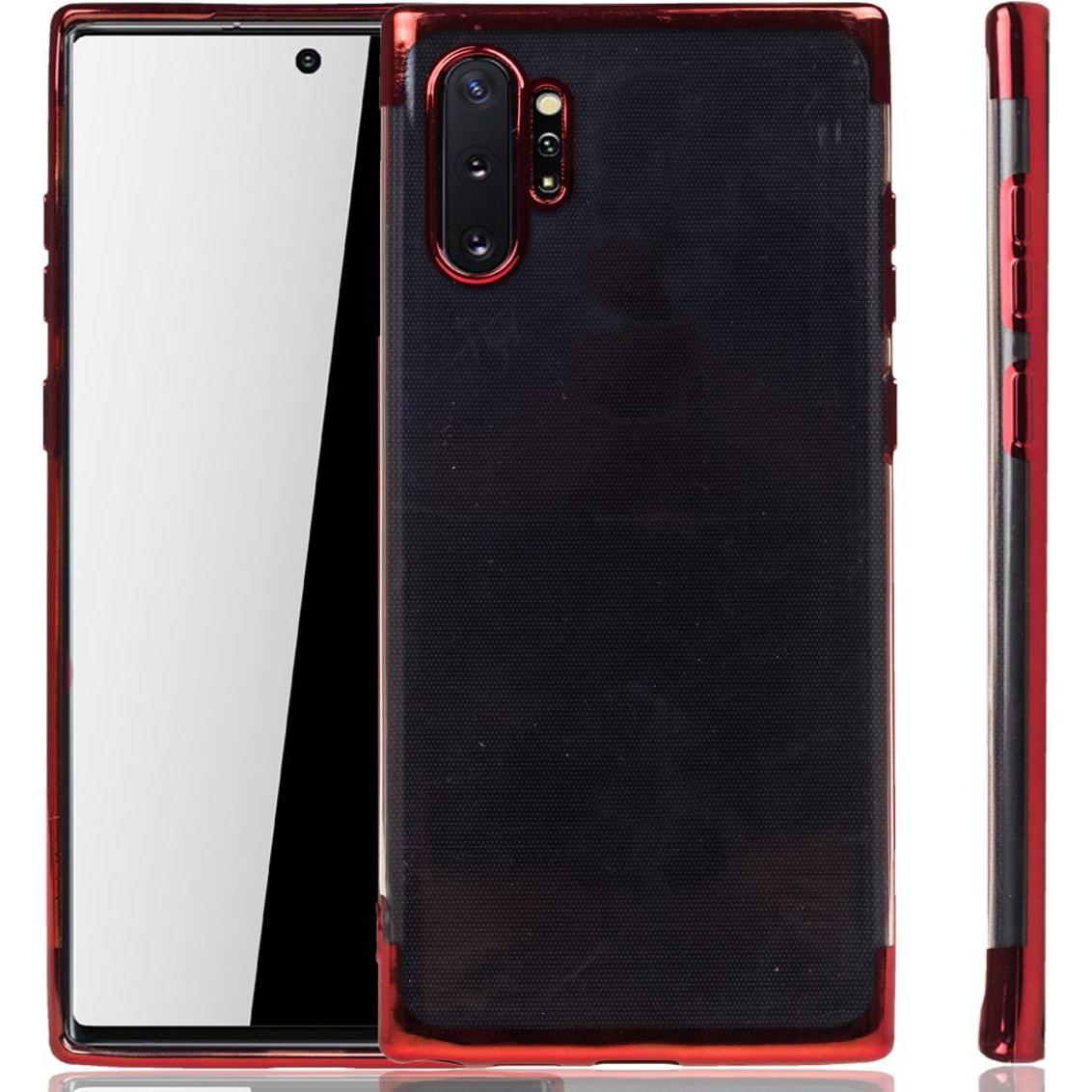 Thumbnail - König Design Handyhülle für Samsung Galaxy Note 10 Plus Cover Schutz Tasche Schutzhülle Rot (Samsung Galaxy Note 10 Plus...