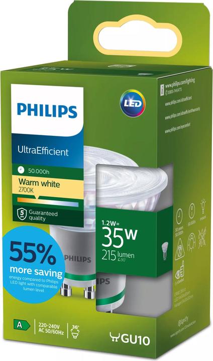 Actual product image LED Ultra Efficient EyeComfort (GU10, 215 lm, 1x)