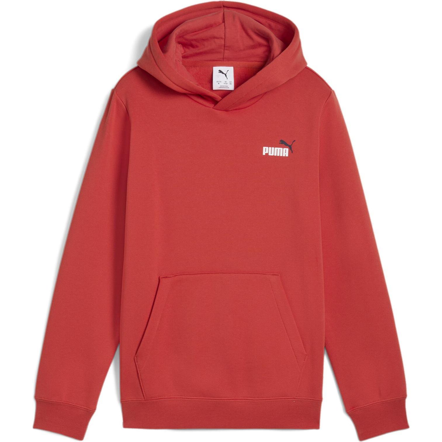 Puma, Jungen, Pullover, ESS 2 COLOR Small No. 1 Logo Hoodie FL B, Rot, (152)