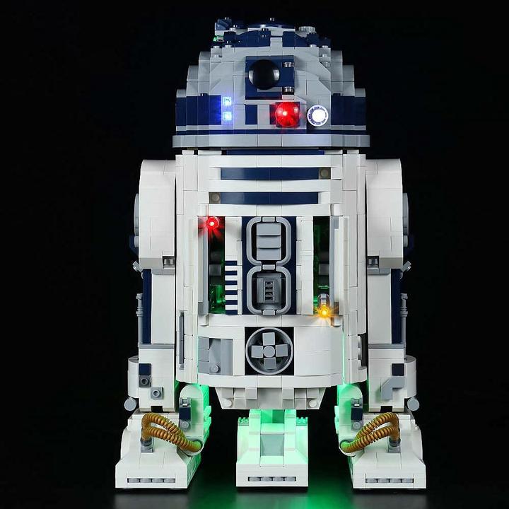 Image du produit BrickBling Set de lumière LED pour LEGO Star Wars : R2-D2 (75308) incl. télécommande