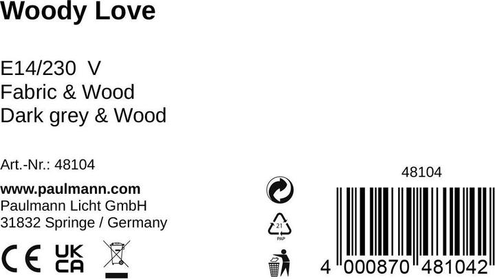 Nutritional values and ingredients Pauleen Woody Love (E14)