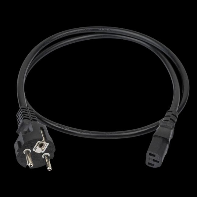 DAP-Audio IEC C13 to Schuko Male 3 x 1,5mm² 10mtr (10 m), Stromkabel