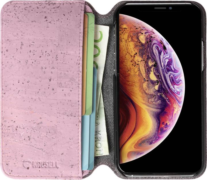 Actual product image Krusell Birka PhoneWallet Apple iPhone 11 Pro pink (Apple iPhone 11 Pro)
