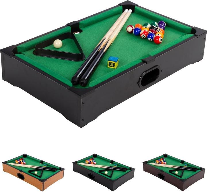 Actual product image Games Planet Mini pool table NANO + accessories, black