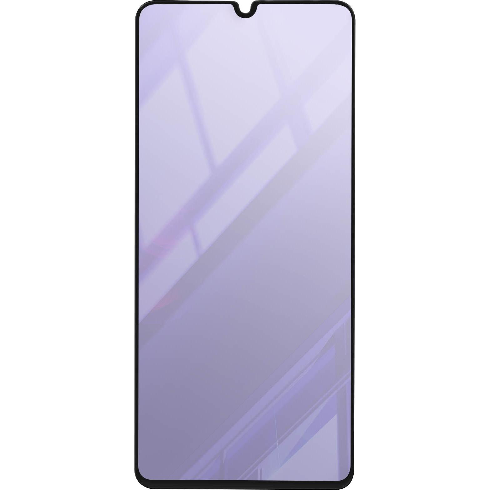 Avizar BlueGuard Glas-Displayschutz mit Blaulicht-Filter (1 Stück, Samsung Galaxy A32), Smartphone Schutzfolie, Schwarz
