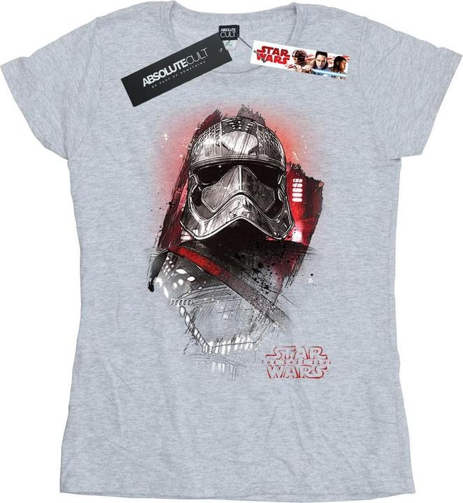 Actual product image Star Wars Womens/Ladies The Last Jedi Captain Phasma Brushed Cotton T-Shirt (XXL)