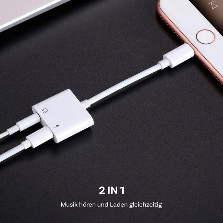 Produktbild Joyroom Apple 3.5mm Audio Power Converter And Lightning Port (3.5mm Klinke, Lightning)