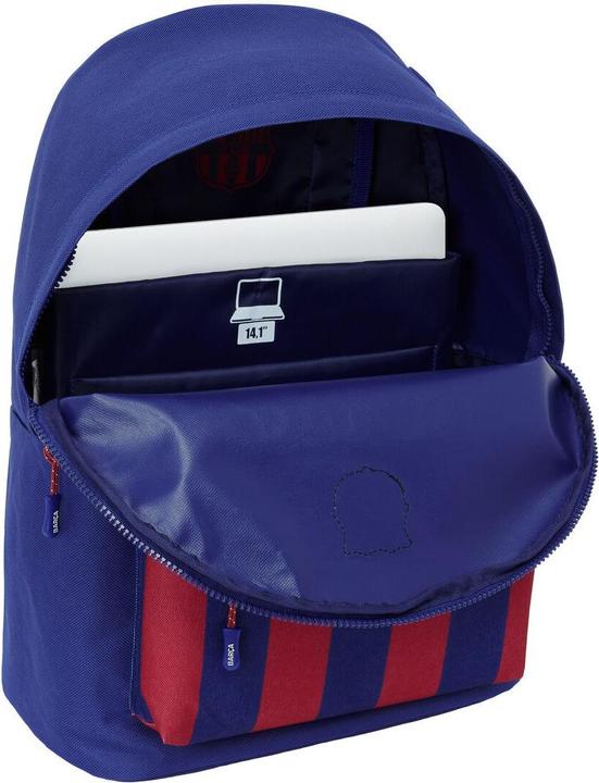 Actual product image FC Barcelona Laptop bag F.C. Barcelona 24/25 garnet red navy blue 31 x 41 x 16 cm 14.1"