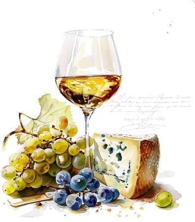 Ti-flair Lunch-Serviette Vin & Fromage (20 x)