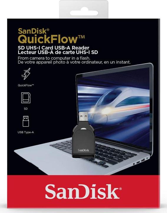 Image du produit SanDisk QuickFlow SD Card USB-A Reader (USB 3.2)