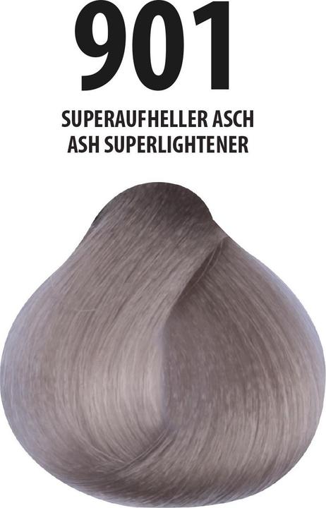 Actual product image FemMas 901) Hair Color Super Brightener Ash 100ml