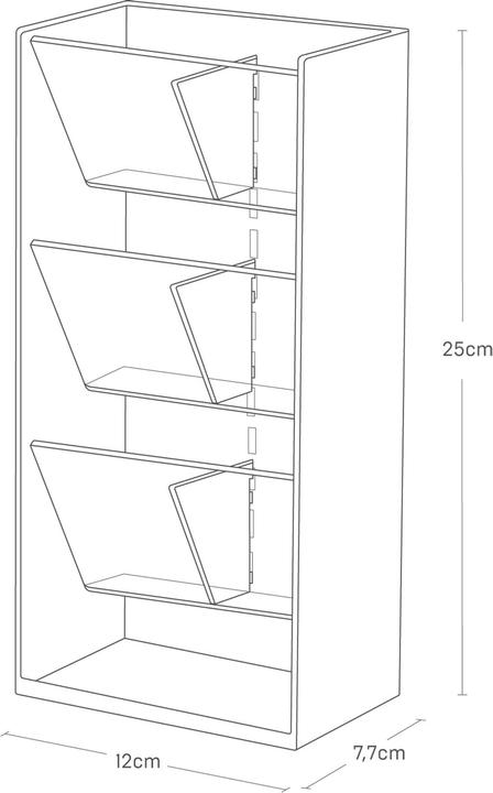 Actual product image Yamazaki Make-up organiser TOWER