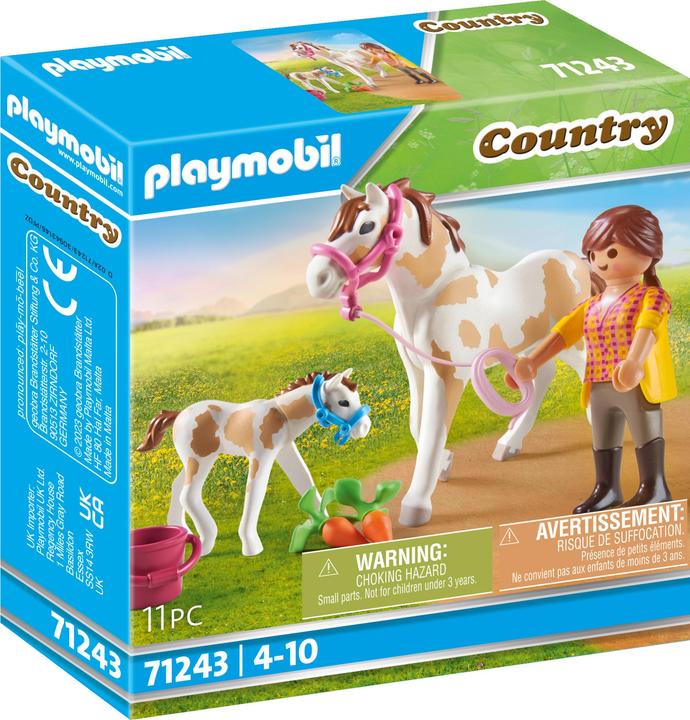 Image du produit Playmobil 71243 Cheval et poulain (71243, Playmobil Country)