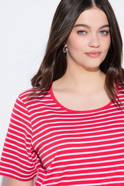 Produktbild Ulla Popken Pyjama, Ringel, Rundhals, Halbarm (60)