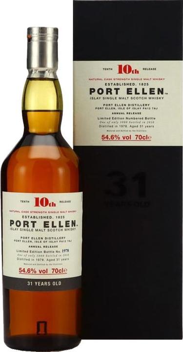Port Ellen 1978 31 Year Old 10th Release (Scotch Whisky)