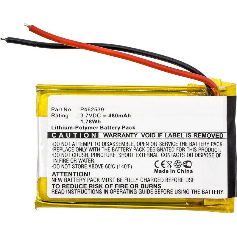 CoreParts Battery for Wireless Headset, Kopfhörer Ersatzteile, Schwarz