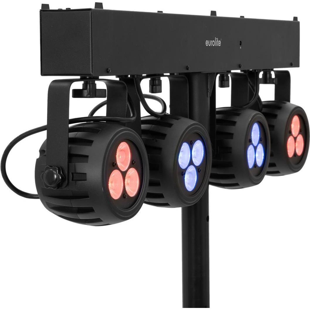 Eurolite LED PAR Strahlerlichtanlage KLS 120 Kompakt Lichtset (30 W, LED), Scheinwerfer, Schwarz