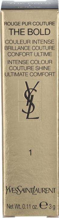 Actual product image Yves Saint Laurent Rouge Pur Couture The Bold Le Rouge 01 (No. 01 - Le Rouge)