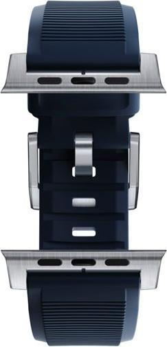 Produktbild Nomad Rugged Strap Atlantic Blue Connector Silver 42/44/45/49mm (42 mm, 44 mm, 45 mm, 49 mm, Fluorkautschuk (FKM))