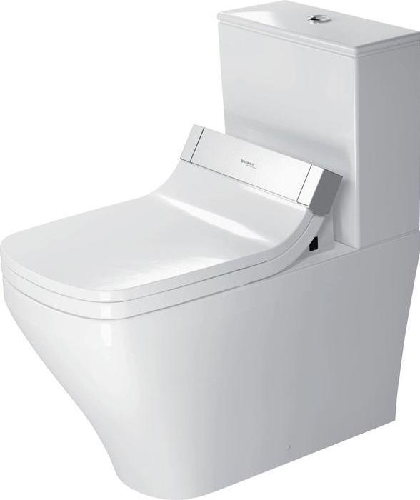 Produktbild Duravit Stand-WC-Kombination DURASTYLE ti. 37x70cm SensoWash Abgang Vario weiss