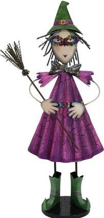 Actual product image Europalms Little witch, metal, 102cm, purple (1 Piece)