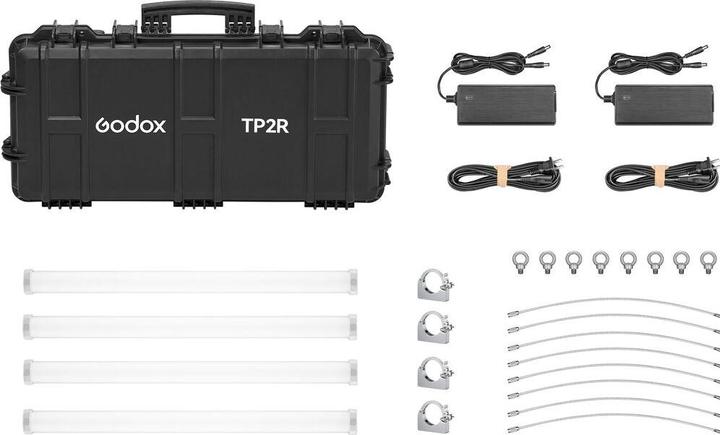 Actual product image Godox TP2R K4 4 Light Kit Knowled Pixel Tube Light (Rod light)