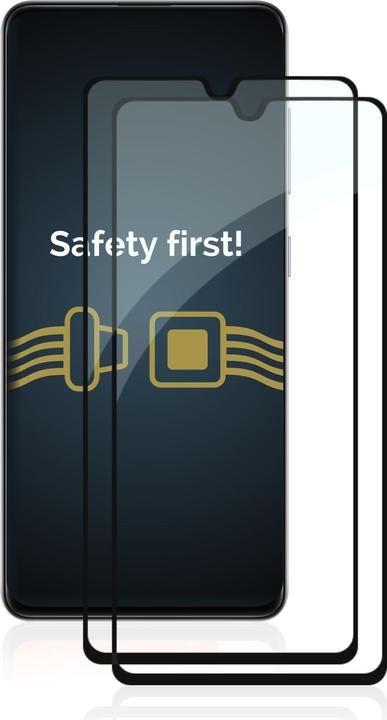 Produktbild Savvies Full-Screen Displayschutz Panzerglas Schutzglas (2 Stück, Samsung Galaxy A41)