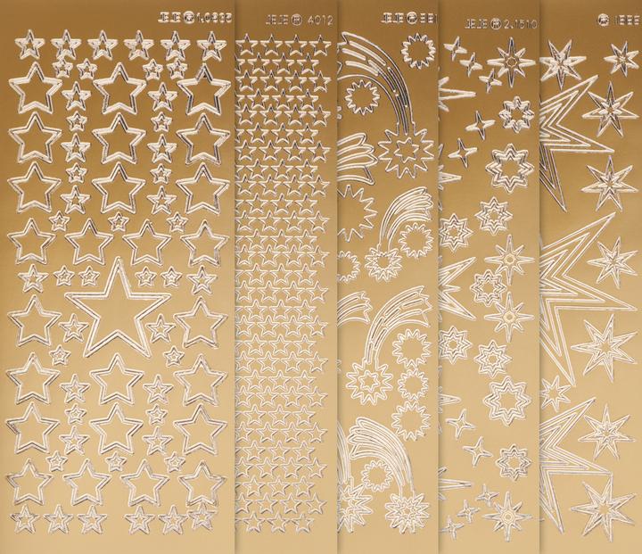 Produktbild VBS Reliefsticker-Set "Sternenzauber"