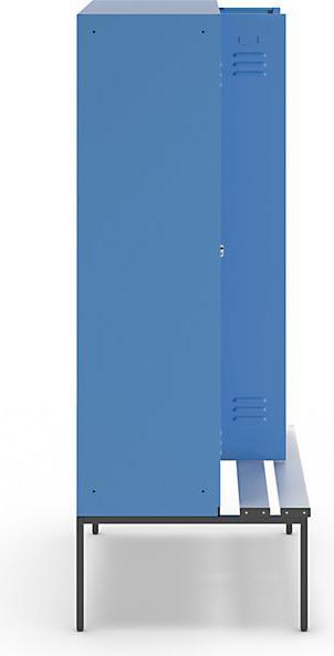 Actual product image Wolf Clothes locker with bench underneath (120 cm, 214 cm)
