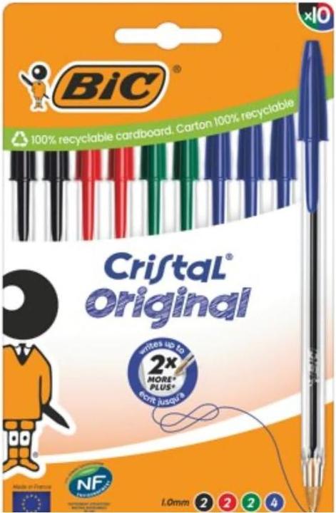 Produktbild Bic Cristal (Transparent, 10 x)
