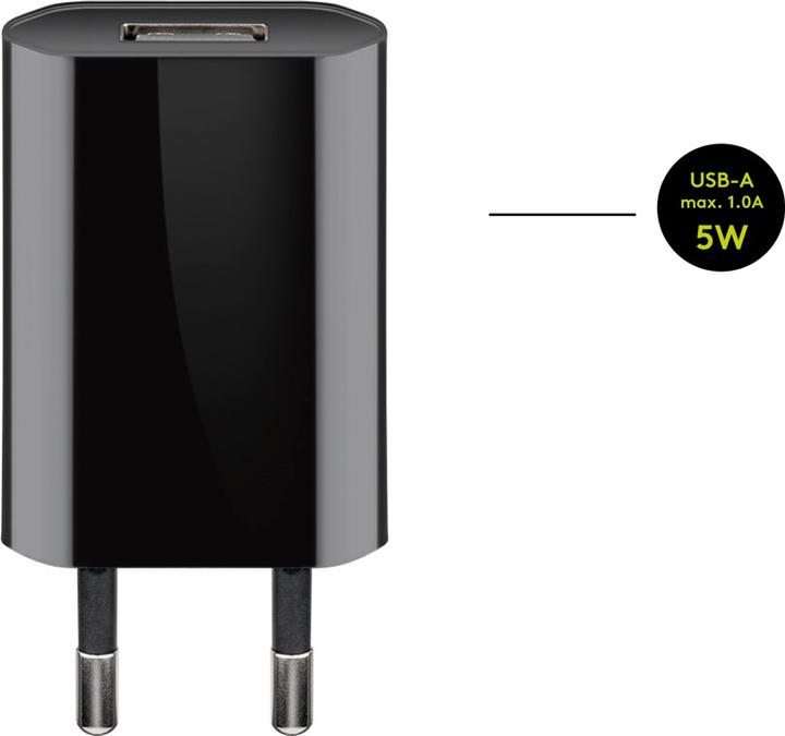 Image du produit Goobay Chargeur USB A Slim avec Câble USB-C (5 W)