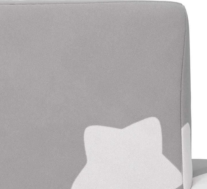 Immagine prodotto vidaXL Divano letto per bambini stelle grigio chiaro in morbido peluche