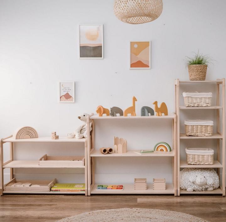 Immagine prodotto Montessori Set di scaffali, Camera dei bambini, Atmosfera - Colore naturale