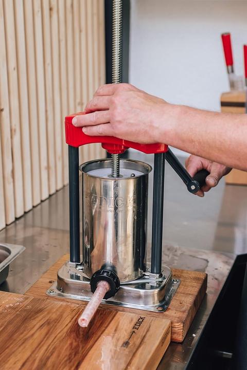 Image du produit F. Dick HTW Remplisseur de saucisses de table de boucherie maison 3 litres/5 lb (pour les cuisiniers