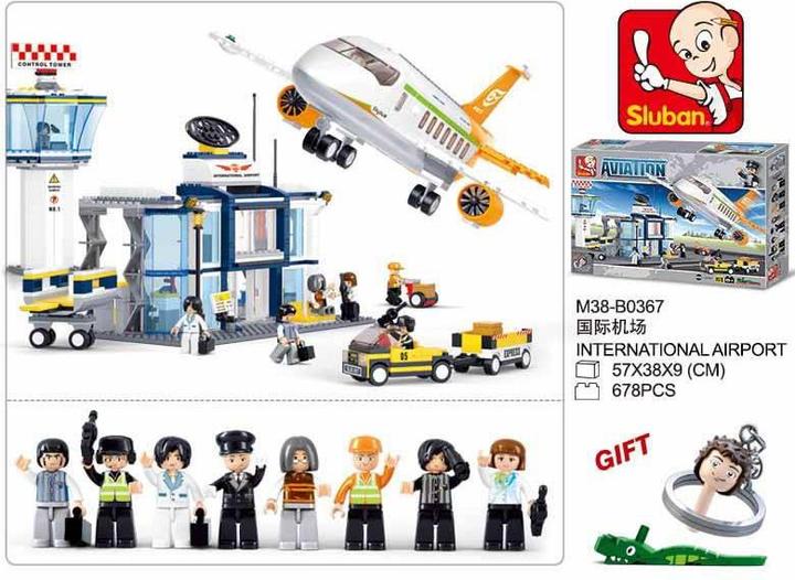 Actual product image Sluban Constructor Aviation Airport M38-B0367, plastic
