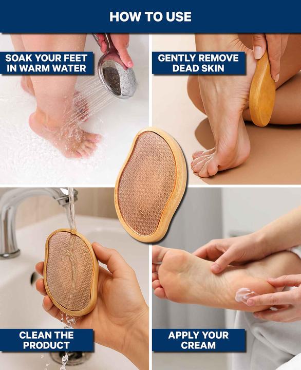 Produktbild Noya Bimsstein für Fusspflege, Bambus