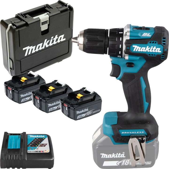 Productafbeelding Makita DDF487RFE3 Accuboormachine en Schroevendraaier (Oplaadbare batterij)