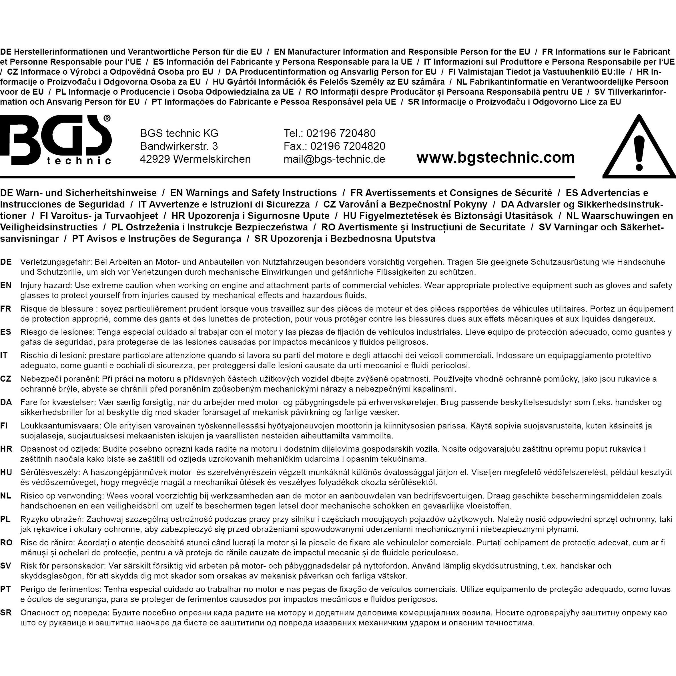 Thumbnail - BGS, Zubehör Druckluftwerkzeug, Adapterschlauch für Art. 8514