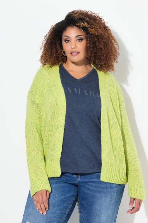 Produktbild Ulla Popken Strickjacke, kurz, oversized, offene Jacke, Wollanteil (46, 48)