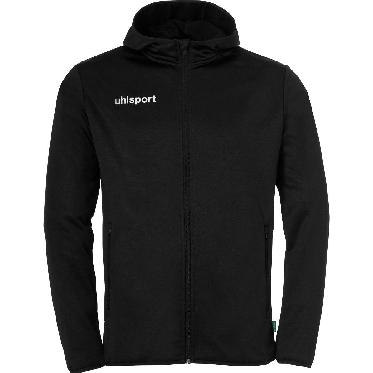 Uhlsport, Herren, Jacke, Übergangsjacke Essential Fleece Jacket (116), Schwarz, 116